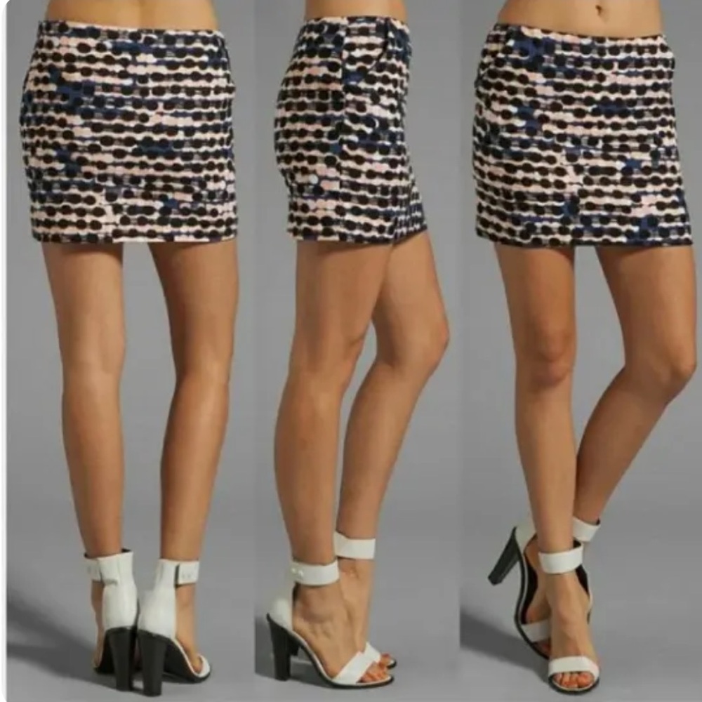 DVF Tweed Nelly Mini Skirt